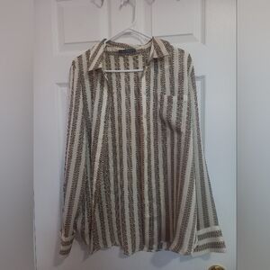 2/$20 Suzy Shier Sleek Golden Chain Top